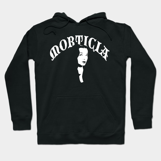 Morticia from the Addam's Family Hoodie by Alema Art